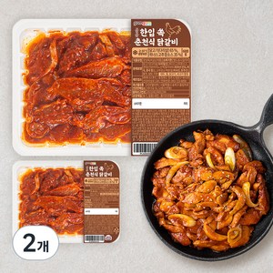 곰곰 한입 쏙 춘천식 닭갈비 (냉장), 600g, 2개