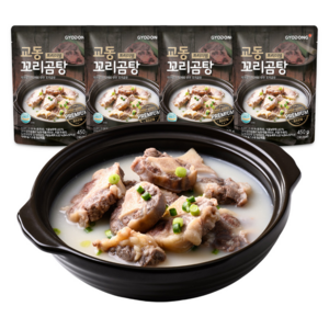 교동식품 교동 프리미엄 꼬리곰탕, 450g, 4개