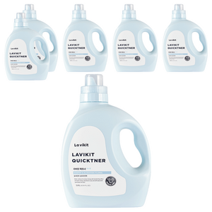 라비킷 퀵트너 섬유유연제 비누향 본품, 1.8L, 6개