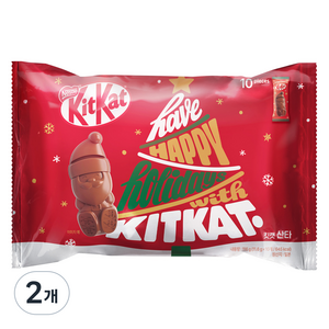 KitKat 산타 초콜릿, 116g, 2개