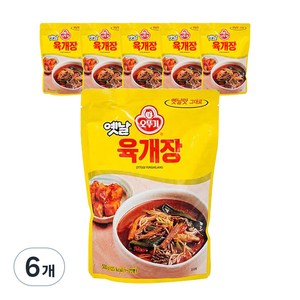 오뚜기옛날 육개장, 500g, 6개