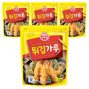 오뚜기 튀김가루, 2kg, 4개