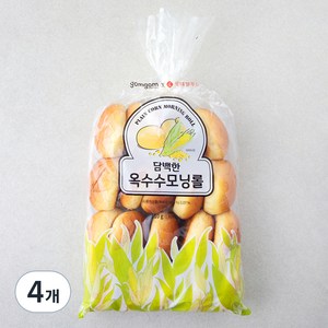 곰곰 담백한 옥수수 모닝롤, 510g, 4개