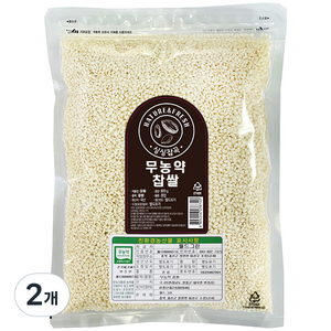 싱싱잡곡 무농약 찹쌀, 800g, 2개