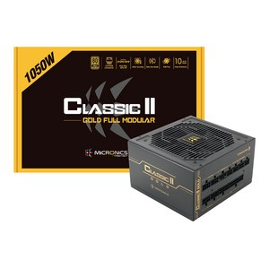 마이크로닉스 Classic II 1050W 80PLUS GOLD 230V EU 풀모듈러 ATX 파워 HP1-O1050GD-E12F