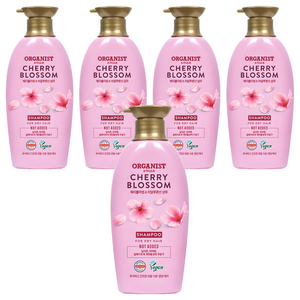 오가니스트 엘라스틴 체리블라썸 수분 영양 샴푸, 500ml, 5개
