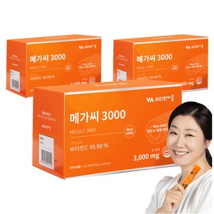 비타민마을 메가씨 3000 비타민C 분말 스틱, 270g, 3개