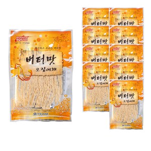 서울지앤비 버터맛 오징어채, 10개, 32g