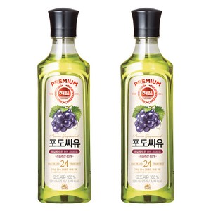 해표 포도씨유, 500ml, 2개