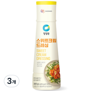 청정원 스위트크림, 300g, 3개