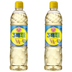 오뚜기 3배 양조식초, 2개, 900ml