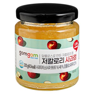 곰곰 저칼로리 사과잼, 200g, 1개