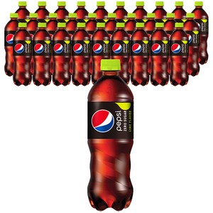 펩시 제로 슈거 라임향, 500ml, 30개
