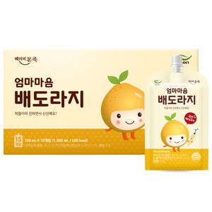 베이비본죽 엄마마음 배도라지즙, 배도라지, 100ml, 15개