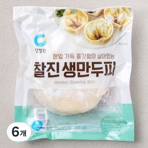 청정원 찰진 생만두피, 270g, 6개