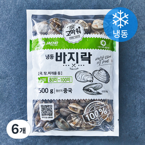 고마워 바지락 (냉동), 500g, 6개