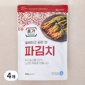 종가 파김치, 500g, 4개