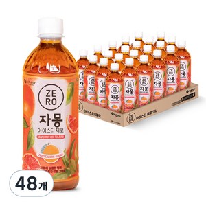 맥널티커피 제로 자몽 아이스티, 500ml, 48개