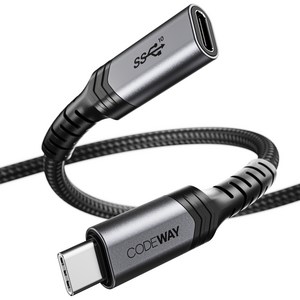 코드웨이 USB C타입 3.2 GEN2 연장케이블, 1개, 0.5m