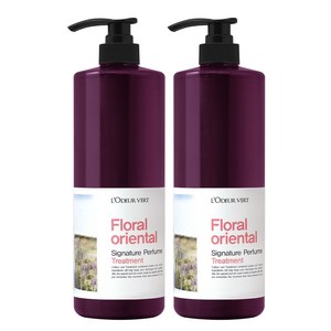 로더베르 시그니처 퍼퓸 트리트먼트 플로럴오리엔탈, 1000ml, 2개