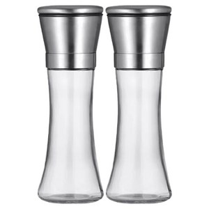비모던 304 스텐 소금 후추 입자조절 그라인더, 210ml, 2개