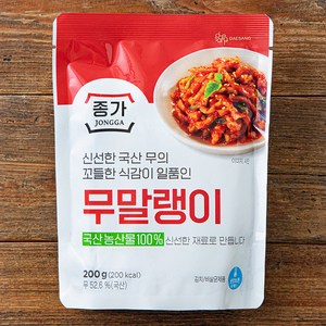 종가집 무말랭이, 200g, 1개