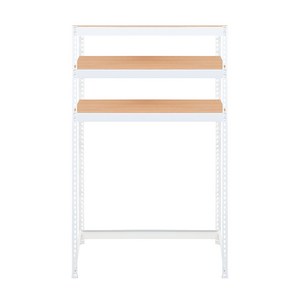 스피드랙 V2 세탁기 선반 3단 1000 x 500 x 1800 mm, 화이트