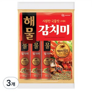 대상 해물 감치미, 3개, 120g