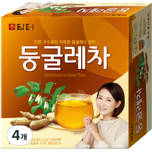 담터 둥굴레차, 1.2g, 100개입, 4개