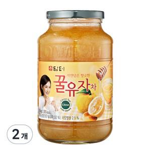 담터 꿀유자차, 1kg, 2개, 1개입