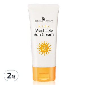 보타니컬테라피 키즈 워셔블 썬크림 SPF50+ PA++++, 60ml, 2개