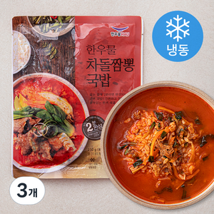 한우물 차돌짬뽕 국밥 (냉동), 210g, 3개