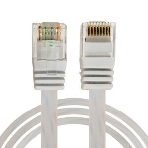 칼론 CAT6 UTP 평면 랜케이블 10m, 회색, 1개