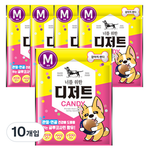 너를위한디저트 강아지캔디 소형견용 M 5개, 치킨, 12g, 2세트