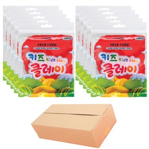 키뿜 키즈 클레이, 빨강, 50g, 10개