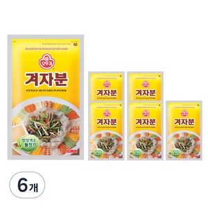 오뚜기 겨자분, 300g, 6개