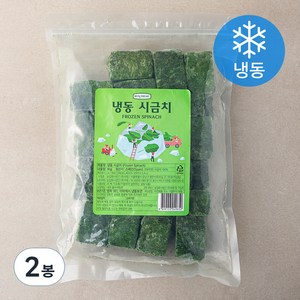 웰프레쉬 시금치 (냉동), 1kg, 2봉