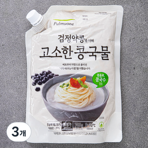 풀무원 검정약콩을 더해 고소한 콩국물, 700g, 3개