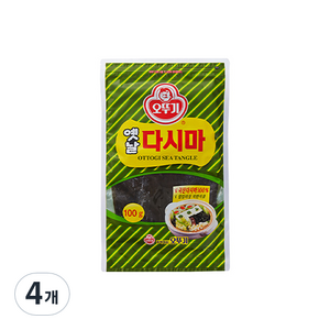 오뚜기 해조류 다시마, 100g, 4개