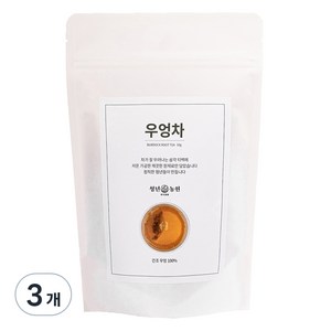 청년농원 저온가공 우엉차 삼각티백, 50개입, 3개, 1g