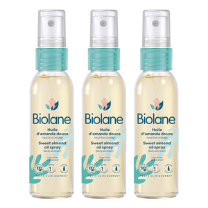 비올란 베이비 스위트 아몬드 오일 스프레이, 3개, 75ml