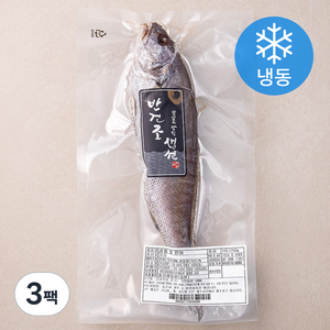 국산 손질 통 민어 (냉동), 250g, 3팩