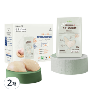 펫루트 반려동물 우리아이 건강 촉촉한 통 닭가슴살 20p, 600g, 2개