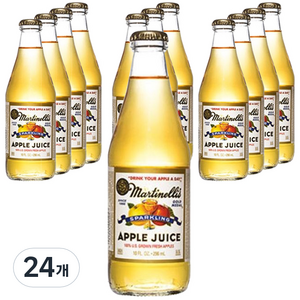 마르티넬리 골드메달 스파클링 애플주스, 296ml, 24개