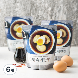 풍요한아침 반숙계란장, 400g, 6개