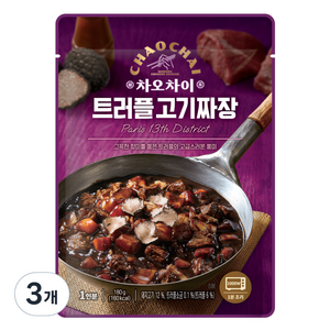 차오차이 트러플 고기짜장, 180g, 3개