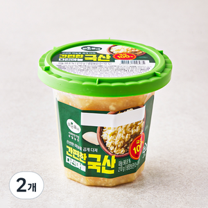 맑은물에 국산 간편한 다진마늘, 210g, 2개