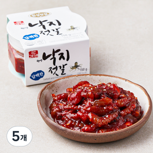 한성기업 한성 낙지젓갈, 150g, 5개