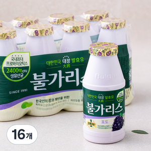 남양유업 불가리스 포도, 150ml, 16개