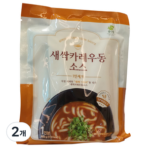 순수람 새싹카레우동 소스, 320g, 2개